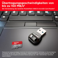 SanDisk Ultra microSDXC 256GB Android memóriakártya adapter A1 Class 10 U1 - Ultra Android, 256 GB, Single Pack 3