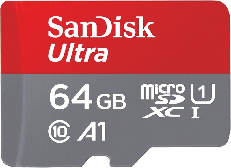 SanDisk Ultra microSDXC 64GB Android memóriakártya adapter nélkül