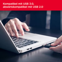 USB kľúč SanDisk Ultra 3.0 64 GB, balenie 3 ks – prenos dát 130 MB/s, ochrana heslom, čierny 5