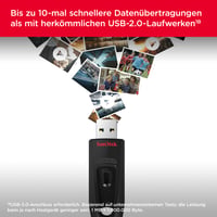 USB kľúč SanDisk Ultra 3.0 64 GB, balenie 3 ks – prenos dát 130 MB/s, ochrana heslom, čierny 2