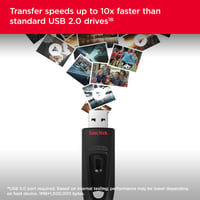 USB kľúč SanDisk Ultra 3.0, 130 MB/s, 256 GB – čierny 2