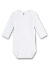 Set 2 Body-uri cu Mânecă Lungă pentru Bebeluși Sanetta, Alb – Set de Body-uri din Material Moale și Elastic pentru Nou-născuți și Bebeluși 3