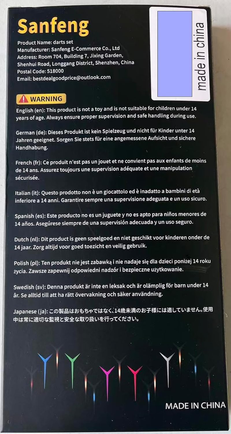 Sanfeng Profi Soft Dartok 18/20g Elektronikus Darthoz 3db Sárgaréz Hegyekkel