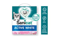 Nisip pentru pisici Sanicat Zen, activ, alb, aglomerant, cu aromă de floare de lotus – din minerale naturale, cu efect de reducere a mirosurilor – 6 litri 3