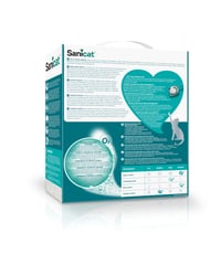 Nisip pentru pisici Sanicat Zen, activ, alb, aglomerant, cu aromă de floare de lotus – din minerale naturale, cu efect de reducere a mirosurilor – 6 litri 2