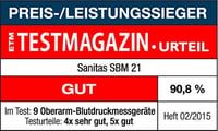Tensiometru de braț Sanitas SBM 21 - Măsurare complet automată a tensiunii arteriale și a pulsului cu detecție a aritmiei 7
