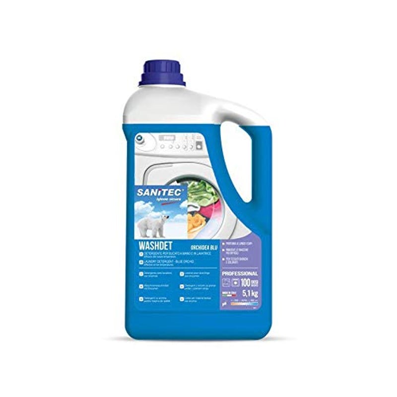 SANITEC Washdet Fehér és Színes Orchidea Folyékony Tisztítószer 5,1kg