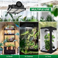 SANSI 100W LED Növénylámpa Teljes Spektrum Dimmelhető Növénytenyésztő Fényforrás 7