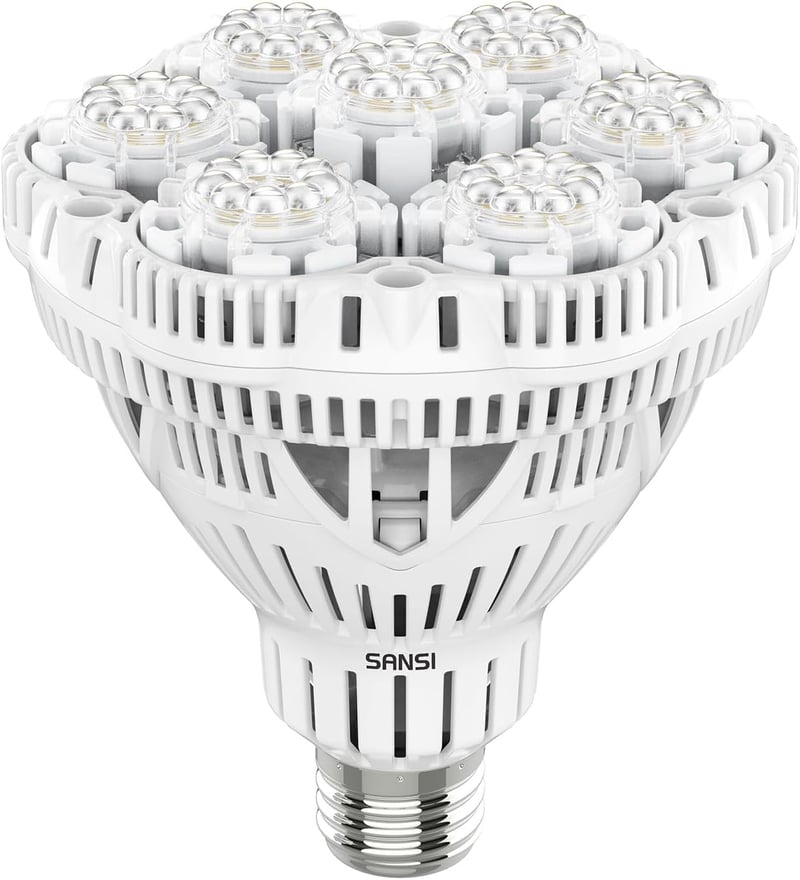 SANSI 36W E27 LED Növénylámpa Teljes Spektrumú Növekedési Fény Beltéri Növényekhez