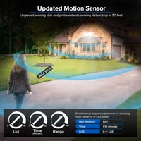 SANSI LED Reflektor Mozgásérzékelővel Kültéri 1800LM Hideg Fehér IP65 Vízálló 4