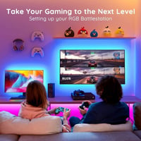 SANSUN LED szalag TV mögé USB távirányítóval 16 szín 5050 45-60 colos 4