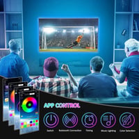 SANSUN LED szalag TV mögé USB távirányítóval 16 szín 5050 45-60 colos 3