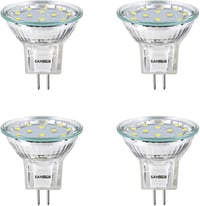 SANSUN MR11 LED izzó GU4 foglalat 12V 2W 4000K nappali fehér 4db 1