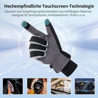 Santic Téli Kerékpáros Kesztyű Touchscreen Szellőztetett Vízálló 2