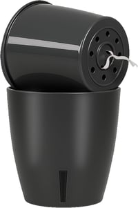 Santino Orchidea Cserép 15cm Öntözőrendszer Vízjelzővel Antracit 2L - 2L, Anthracite 5