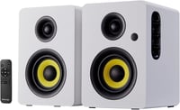 Sanyun SW206 80W Aktív Polc Hangfal - Studio Monitor és HiFi Mód, Bluetooth 5.0 - 4", SW206 White 1