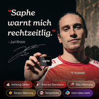 Zariadenie na upozorňovanie na rýchlostné kamery Saphe T Traffic Assist – so 6-mesačným predplatným 6