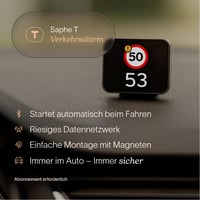 Zariadenie na upozorňovanie na rýchlostné kamery Saphe T Traffic Assist – so 6-mesačným predplatným 4