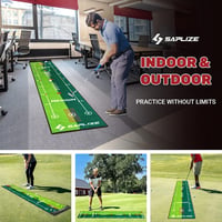 SAPLIZE Golfozó Putting Mat Pályajelzéssel Többféle Edzésmóddal Beltéri Kültéri 6