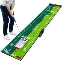 SAPLIZE Golfozó Putting Mat Pályajelzéssel Többféle Edzésmóddal Beltéri Kültéri 1