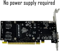 SAPLOS GeForce GT 610 2GB DDR3 Grafikus Kártya VGA HDMI Low Profile 3