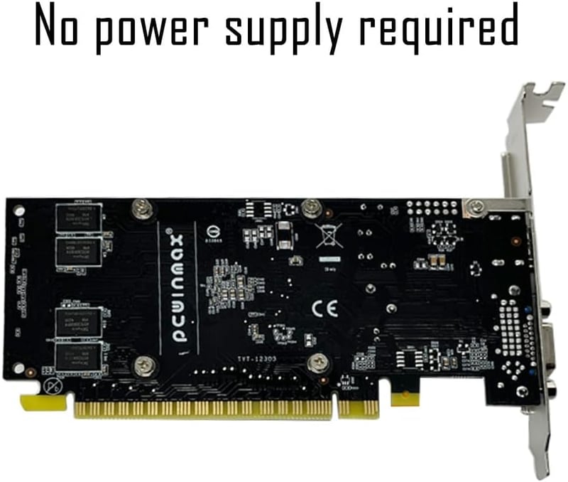SAPLOS GeForce GT 610 2GB DDR3 Grafikus Kártya VGA HDMI Low Profile