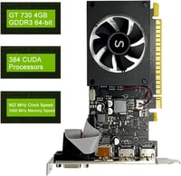 SAPLOS GT 730 4GB DDR3 Grafikus Kártya HDMI DisplayPort VGA Low Profile 2