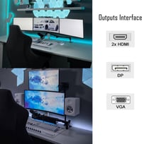 SAPLOS GT 730 4GB DDR3 Grafikus Kártya HDMI DisplayPort VGA Low Profile 3