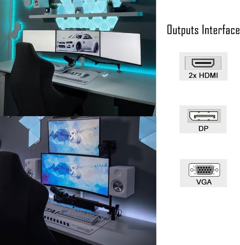 SAPLOS GT 730 4GB DDR3 Grafikus Kártya HDMI DisplayPort VGA Low Profile