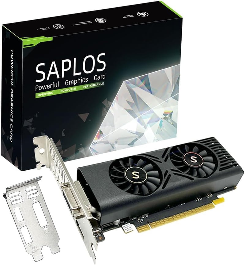 SAPLOS GTX 1050 4GB GDDR5 Grafikus Kártya Gaming PC-hez
