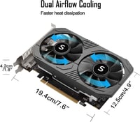 SAPLOS GTX 1050 Ti 4GB GDDR5 Grafikus Kártya PC Gaming GPU 6