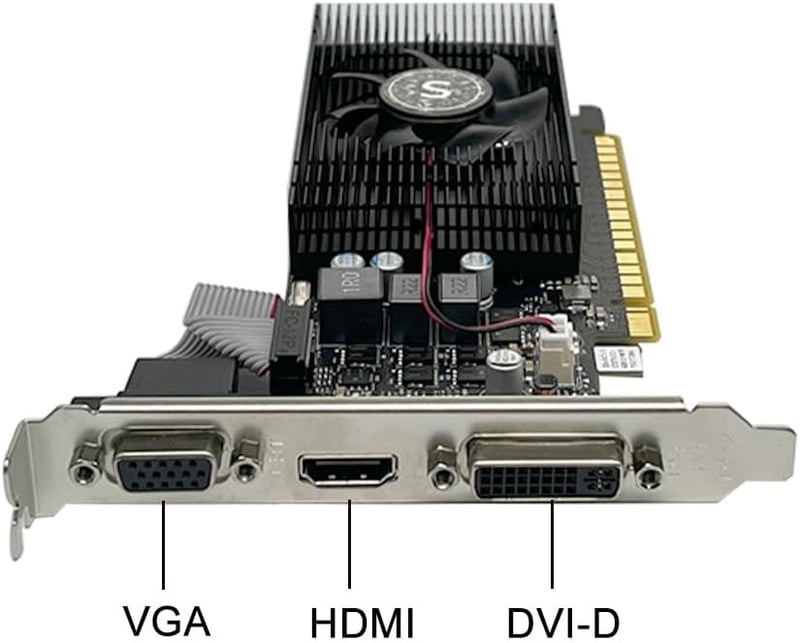 SAPLOS GTX 750 Ti 4GB Grafikus Kártya HDMI VGA DVI Alacsony Fogyasztás