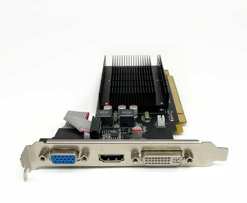 SAPLOS Radeon HD 5450 2GB DDR3 Grafikus Kártya Low Profile DVI HDMI VGA