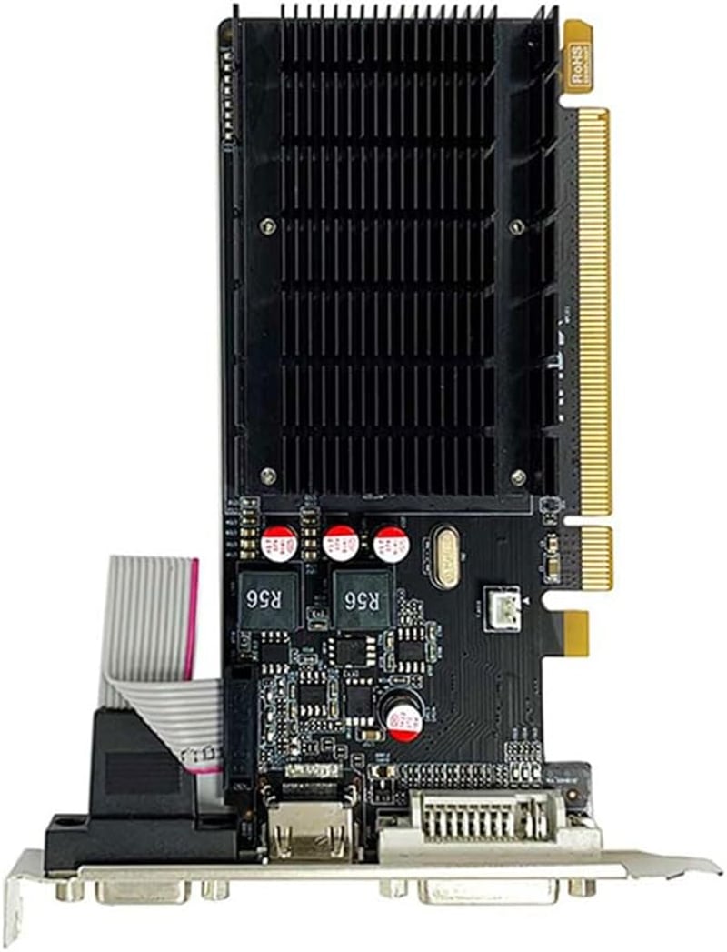 SAPLOS Radeon HD 5450 2GB DDR3 Grafikus Kártya Low Profile DVI HDMI VGA