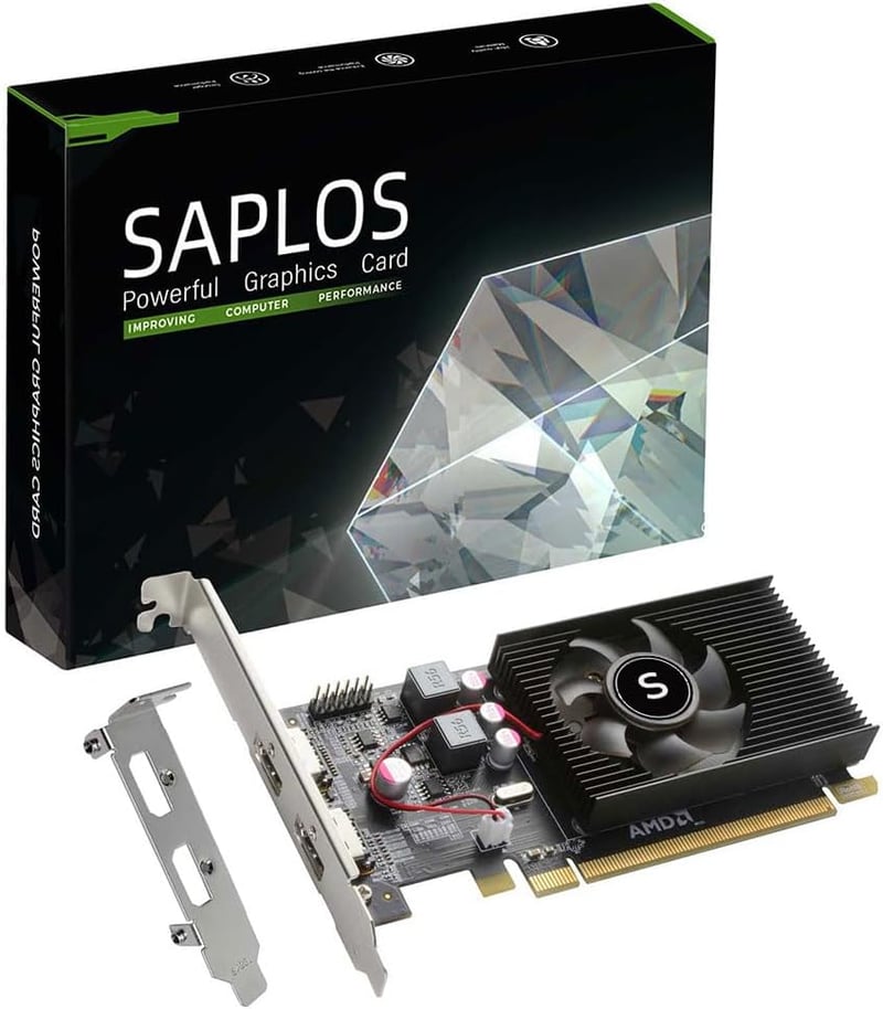 SAPLOS Radeon HD 6570 1GB GDDR3 Grafikus Kártya Low Profile PCI Express