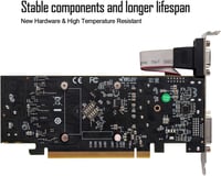 SAPLOS Radeon RX 550 4GB GDDR5 Alacsony Profil Videokártya HDMI DVI-D 5