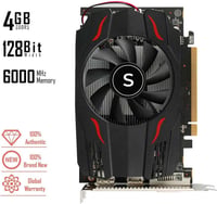 SAPLOS Radeon RX 550 4GB GDDR5 Grafikus Kártya ITX, DisplayPort HDMI DVI-D 2