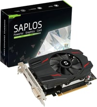 SAPLOS Radeon RX 550 4GB GDDR5 Grafikus Kártya ITX, DisplayPort HDMI DVI-D 1