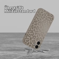 Husă Saqmkil pentru iPhone 12 compatibilă cu MagSafe, cu model leopard - Husă de protecție rezistentă la șocuri 4
