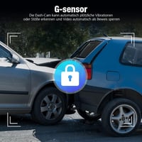 sarmert 2K 1440P Autós Fedélzeti Kamera 32GB SD Kártyával, WiFi és Applikáció, 150° Látószög, Infravörös Éjjellátó, Parkolóőr Funkcióval 6