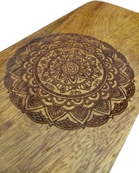 Placă de yoga Sadhu SattesGrün din lemn de mango, cu cuie - Mandala, 10 mm 2