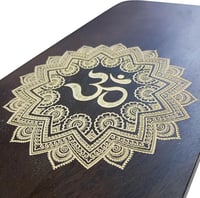 SattesGrün Sadhu Szögtábla Mangófa 8mm Szögekkel Kézzel Készített Jóga Meditáció Akupresszúra Stresszoldó Tábla Om Krém 2