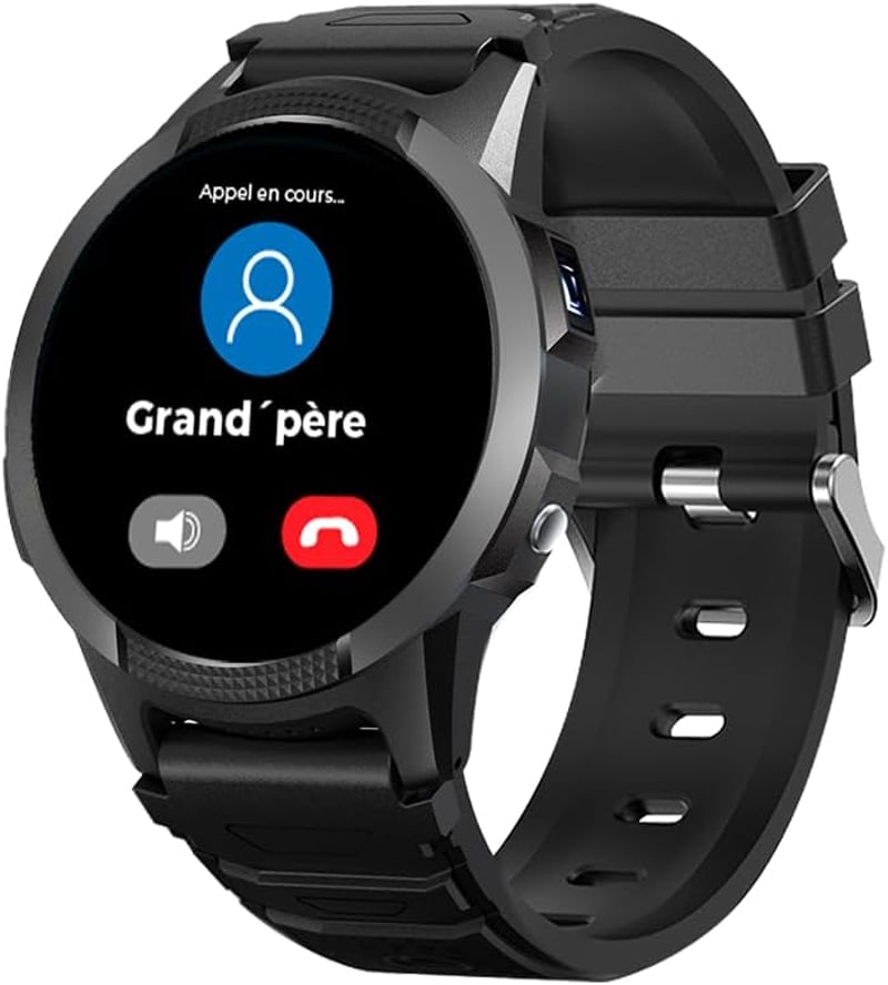SaveFamily Slim 4G gyerek okosóra GPS-szel, videóhívással, SOS gombbal - fekete