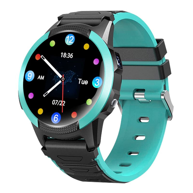 Inteligentné hodinky pre deti SaveFamily Slim 4G s GPS sledovaním, videohovorom, SOS tlačidlom, vodotesné IP67, zelené