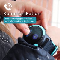 Inteligentné hodinky pre deti SaveFamily Slim 4G s GPS sledovaním, videohovorom, SOS tlačidlom, vodotesné IP67, zelené 4