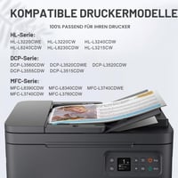 SavFinto DR-248CL Dobegység Multipack csere Brother DR248CL-hez, kompatibilis DCP-L3520CDW L3555CDW HL-L8230CDW L3220CW L8240CDW MFC-L3740CDWE nyomtatókkal, 4 db 6