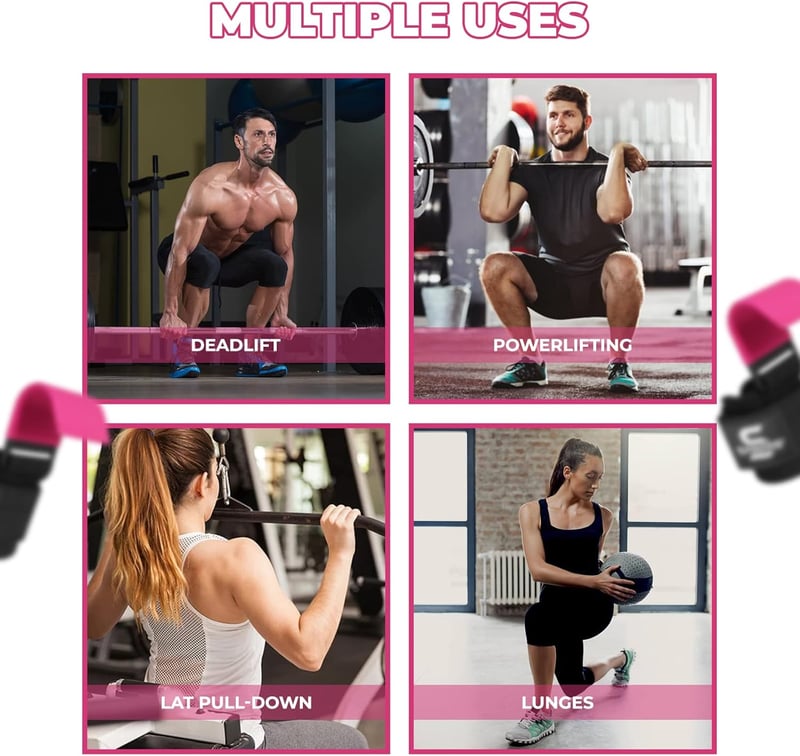 SAWANS Edzőkesztyű Erősítéshez Neoprén Párnázott Súlyemeléshez Deadlift Edzéshez
