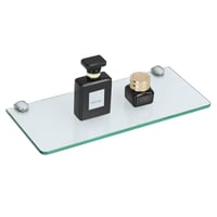 SAYAYO zidna staklena polica, 6 mm kaljeno staklo - prozirna - 30 cm 1