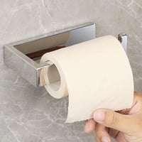 SAYAYO WC Papír Tartó Rozsdamentes Acél Króm Fúrható Toalettpapír Tartó Fürdőszoba Konyha 4
