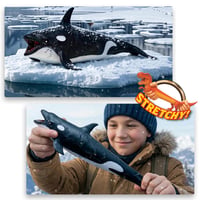 #sbabam Legend of Animals Fire vs Ice Naťahovacie zvieratká Funny Box 3 ks figúrok Gorila, Kosatka, Lev, Medveď detská hračka 2